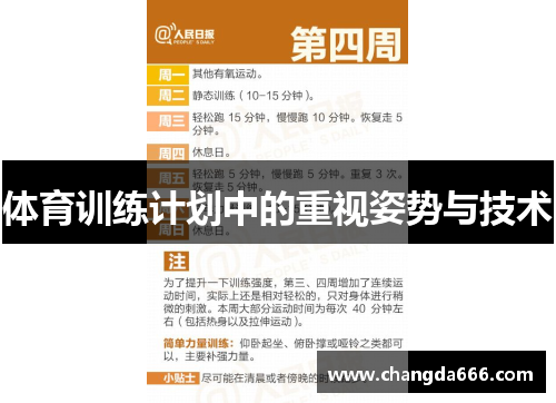 体育训练计划中的重视姿势与技术