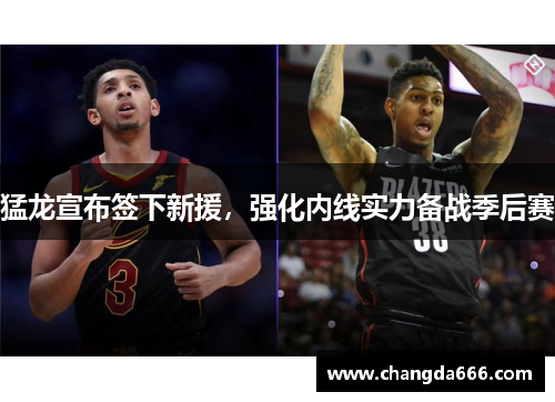 猛龙宣布签下新援，强化内线实力备战季后赛